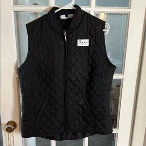 J2.   Black Quilted Vest